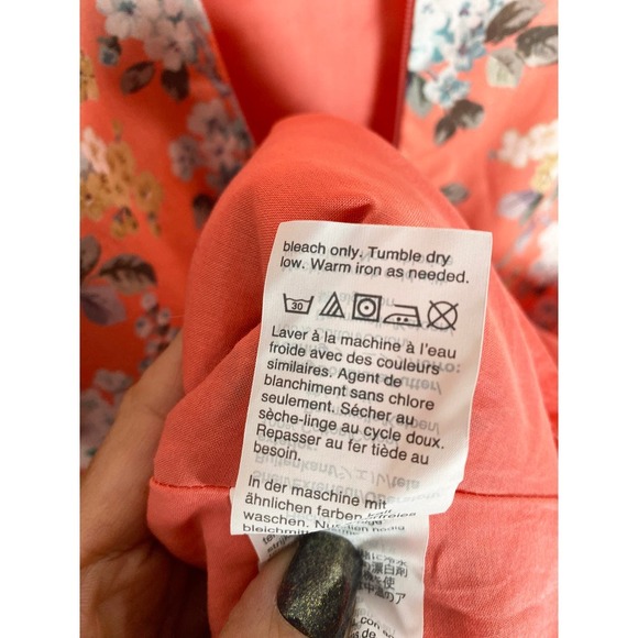 Women's J.Crew X Liberty Josephine Floral Cotton Poplin Dress Ruffle Hem NWT - Picture 14 of 15